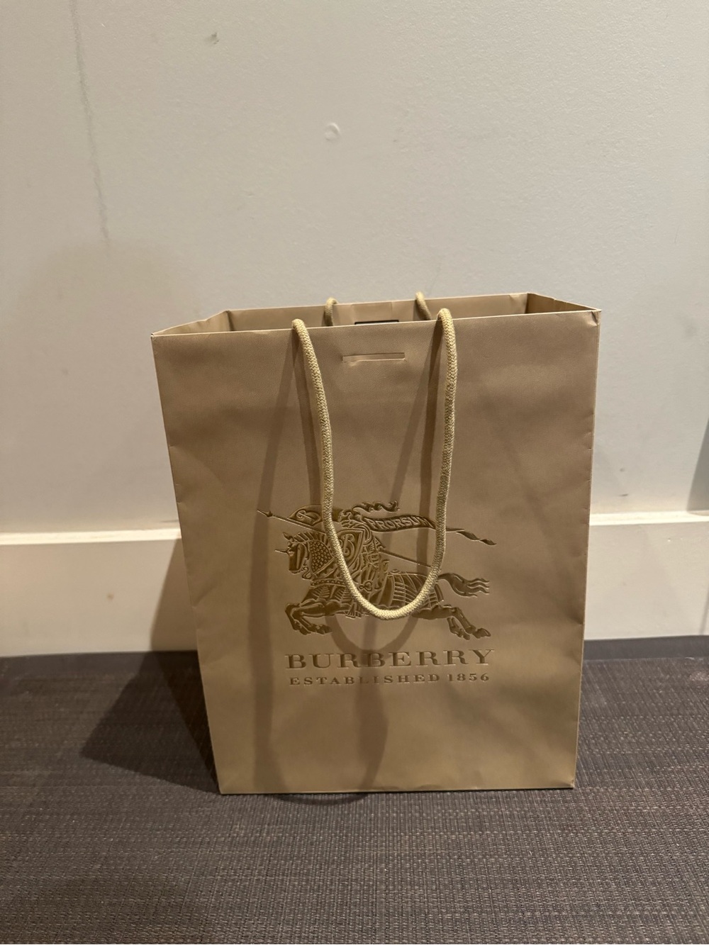 Burberry Paper Shopping Bag